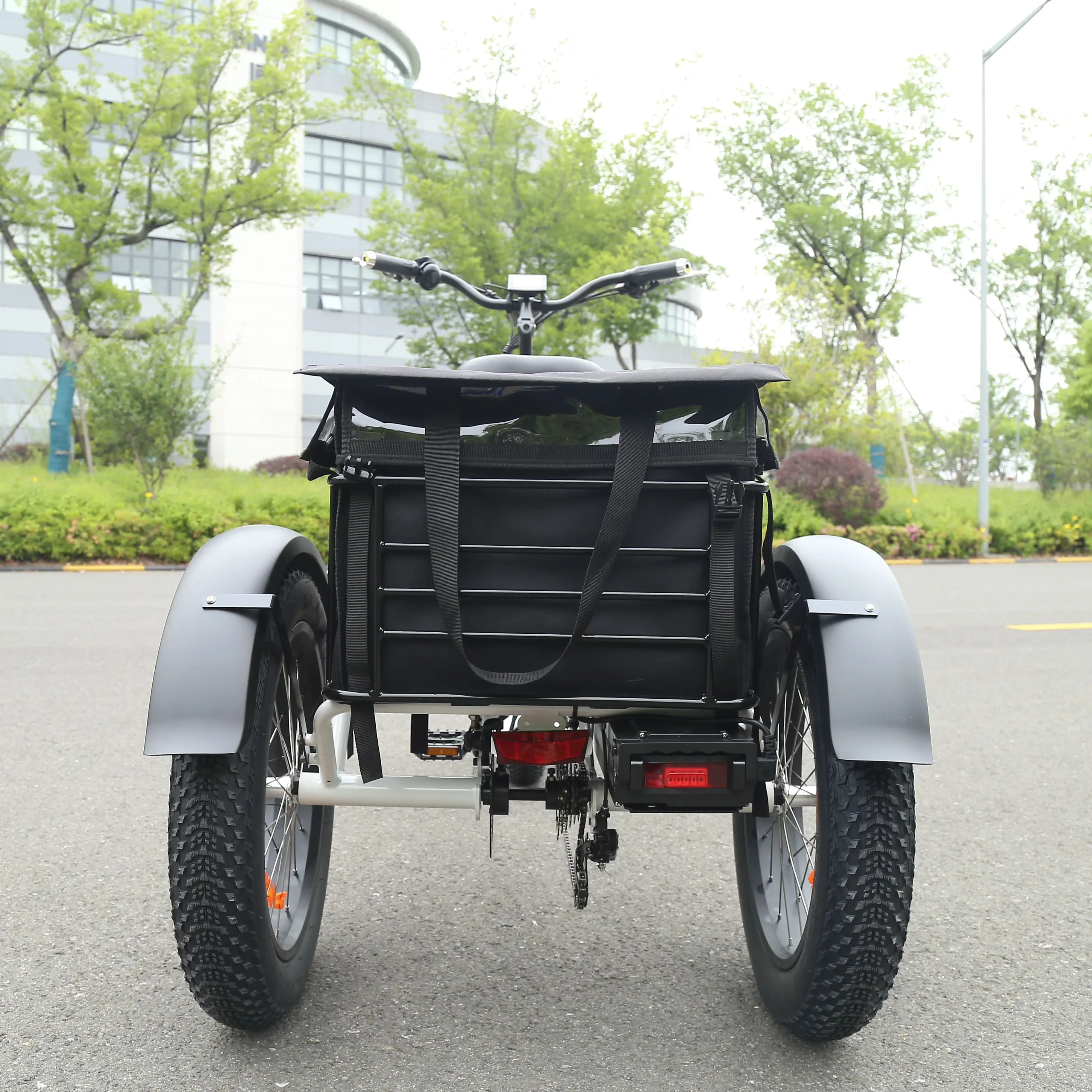 Electric Tricycle Electric Bike 3 Three Wheel Fat Tire Cargo Bike For Deliver