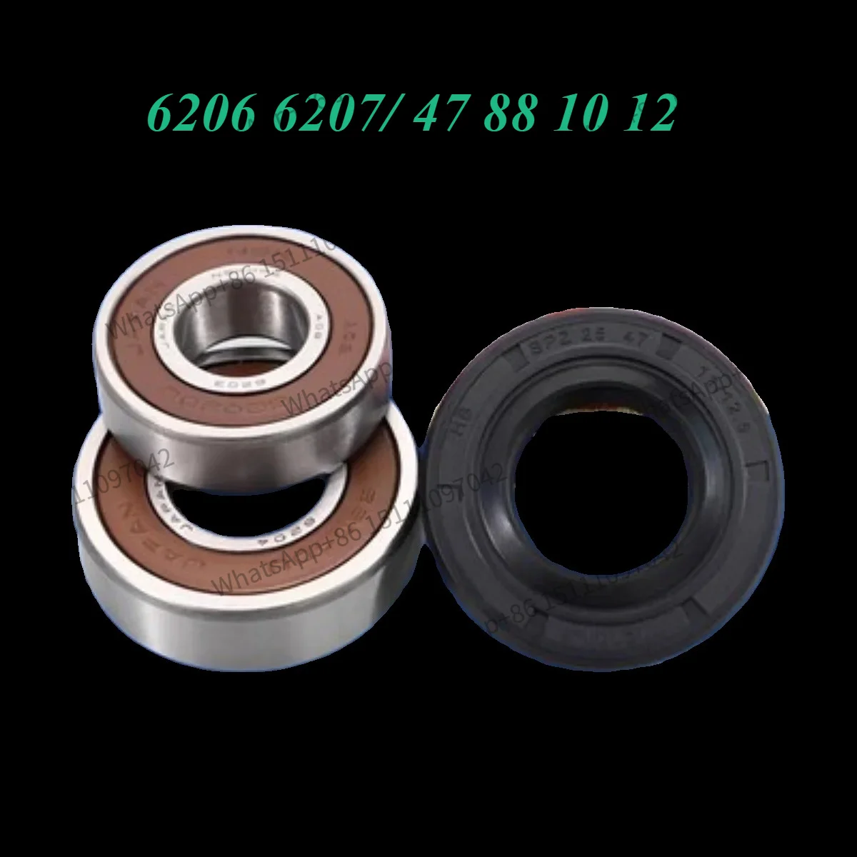 NEW 6206 6207/ 47 88 10 12  Drum Washing Machine Bearing Water Seal Parts