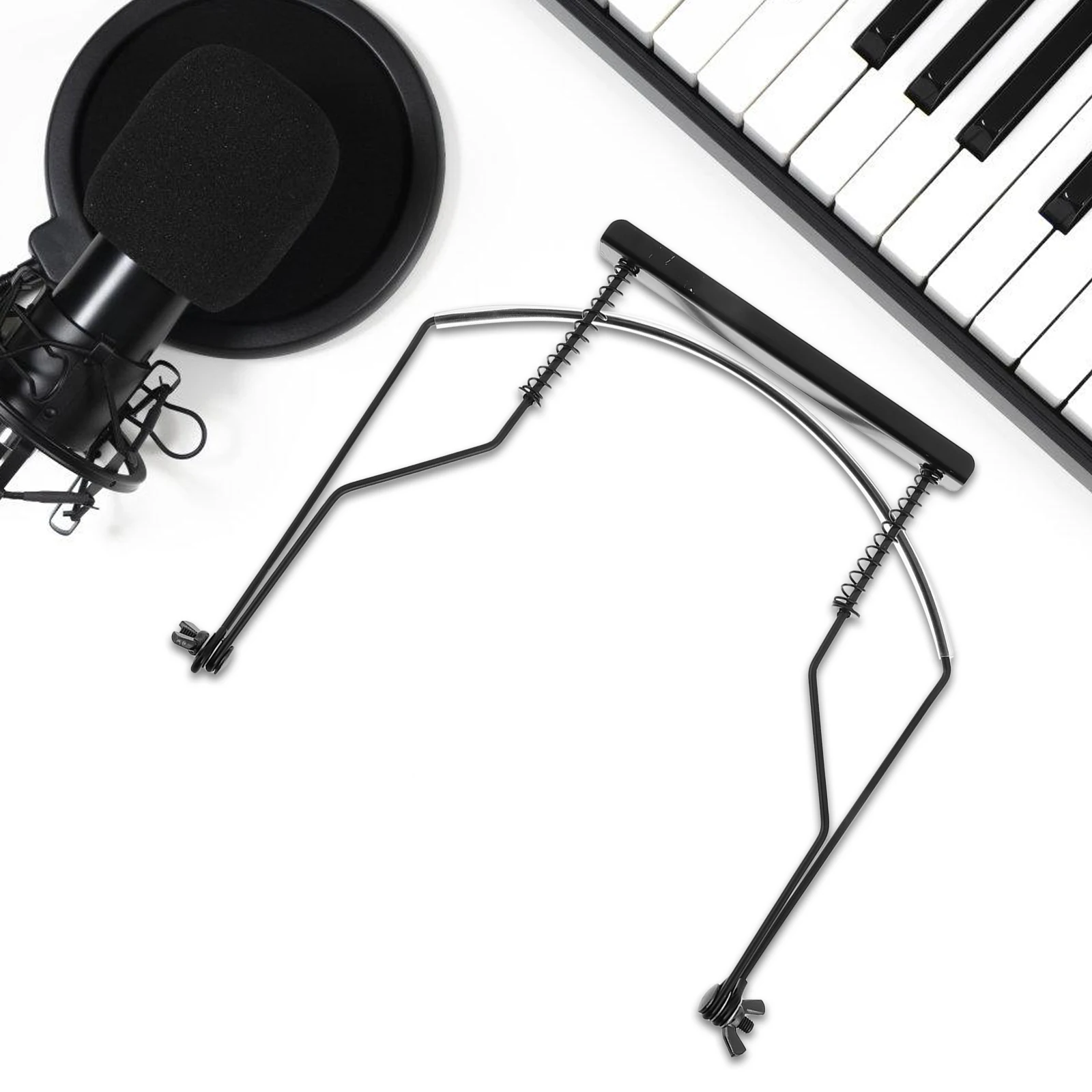 

Harmonica Stand Bracket Neck Rest Mount Holder Adjustable Metal Plastic Brace Support
