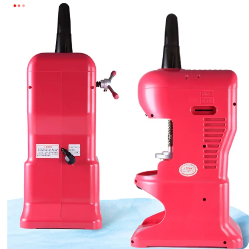 Máquina trituradora de gelo elétrica industrial, barbeador de gelo, cone de neve, máquina de gelo raspado, areia de gelo, máquina de lama