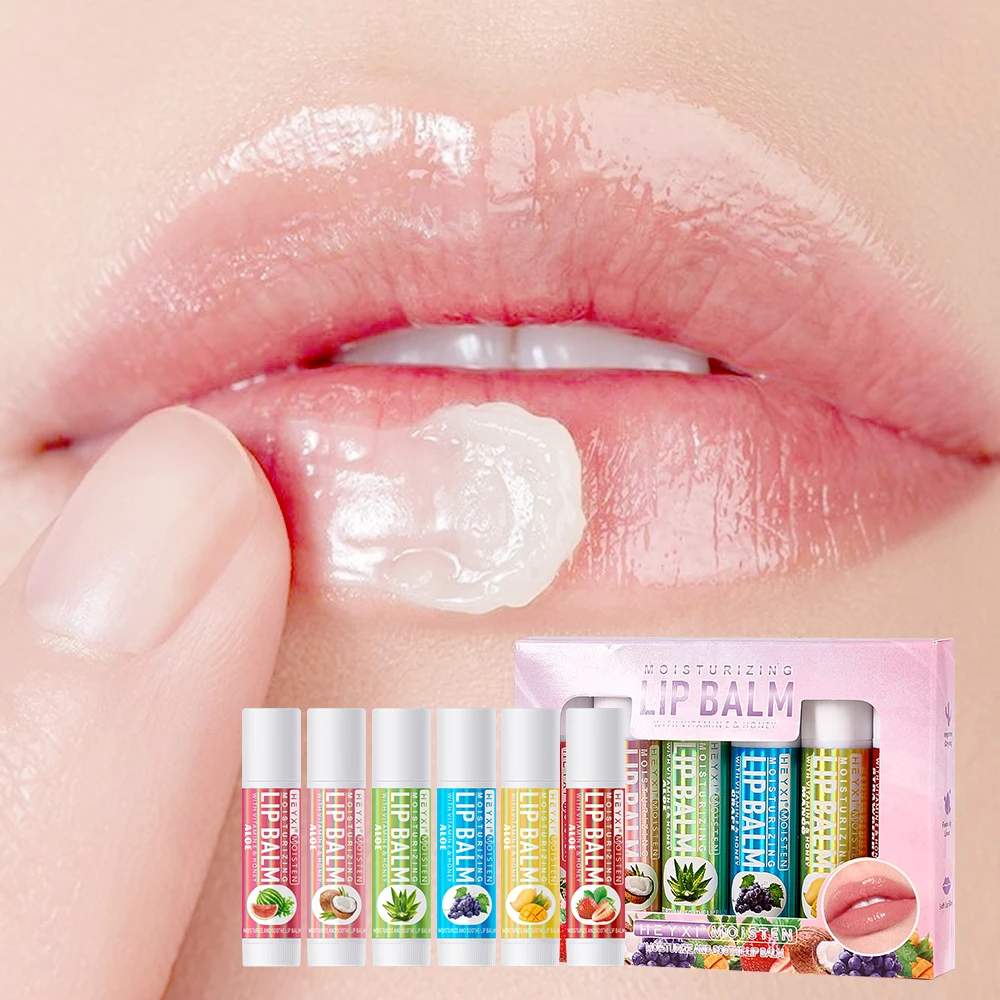 Alcohol-Free Moisturizing Lipstick, Suitable for All Skin Types, Contains Nourishing Ingredients - Fruity Lip Care Series