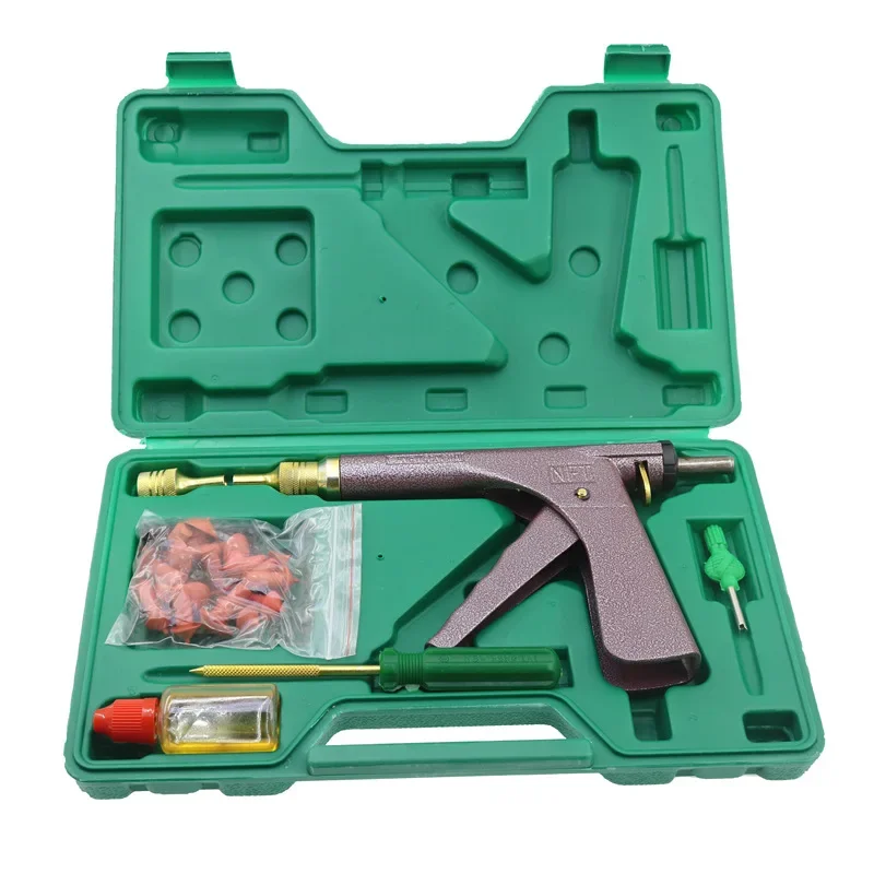 Car Tire Repair Kit Garage Tools Bicycle Motorcycle Vacuum Tire Repair Gun Puncture Plug Auto Tire Block Air Leaking Kit New