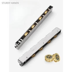1PCS stainless steel shell copper wheel heavy-duty plastic steel aluminum alloy glass sliding door pulley hardware accessories