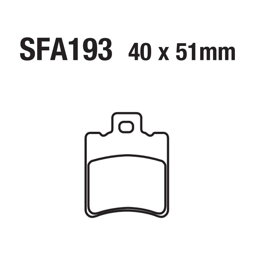 USERX دراجة نارية الجبهة مكابح السيارات الخلفية النحاس الركيزة تلبيد المعادن ل FA193 أبريليا SR50 بينيلي 491 MBK CS CW YA 50