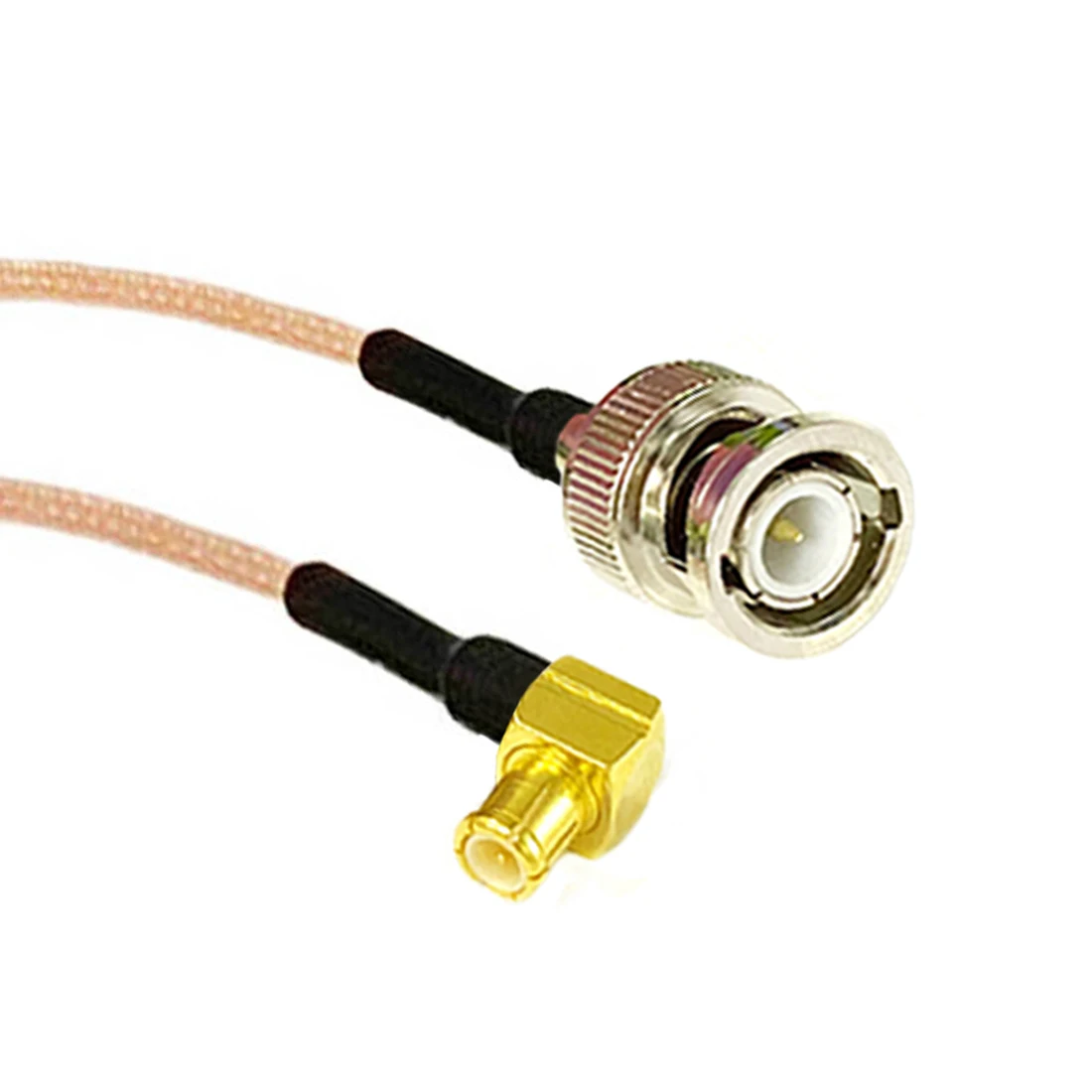 New BNC Male Plug Switch MCX Male Plug Right Angle RG178 jumper Cable 15/20/30/50cm 6