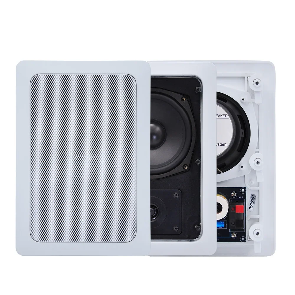 5inch Rectangular Ceiling Loudspeaker In Wall-Mounted Speaker Home Theater Sound System for living room Residential Audio