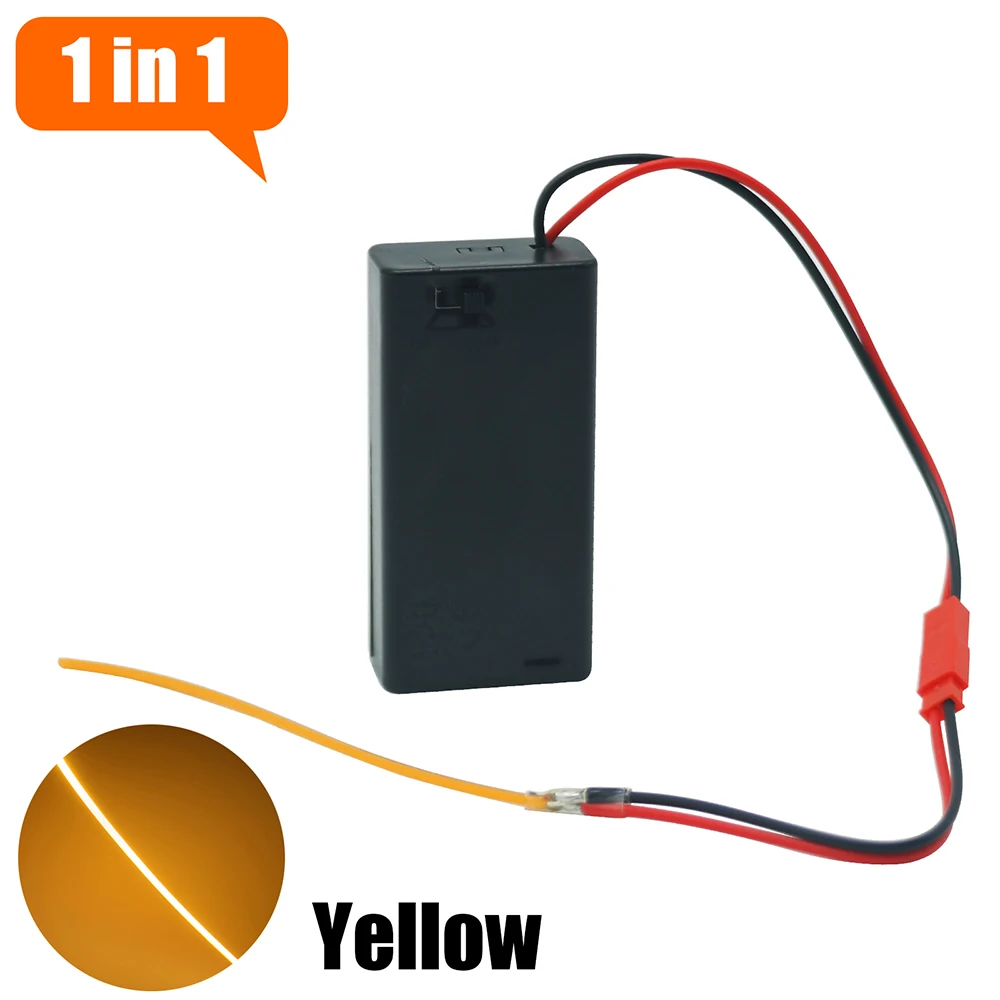 3V 110mm 190mm 300mm LED COB Filament Flexible Batterielampe Weiß Grün Eisblau Rosa Retro Edison Glühbirne Teile LED-Diode Deko