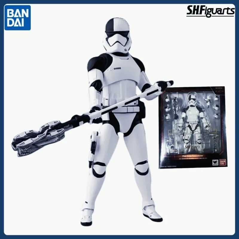 

In Stock BANDAI S.H.Figuarts Original Star Wars First Order Stormtrooper Collectible Model Decoration