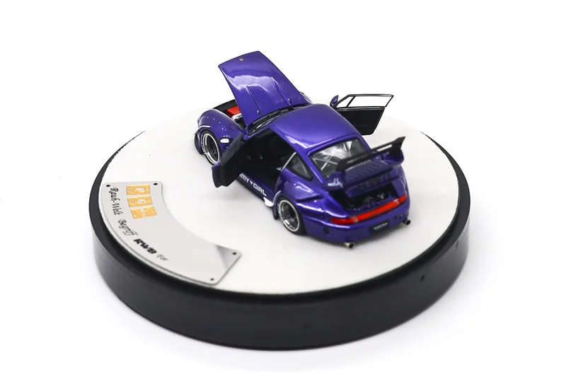 PGM 1:64 RWB 993 Army Girl Purple Diecast Model Car - AliExpress 26