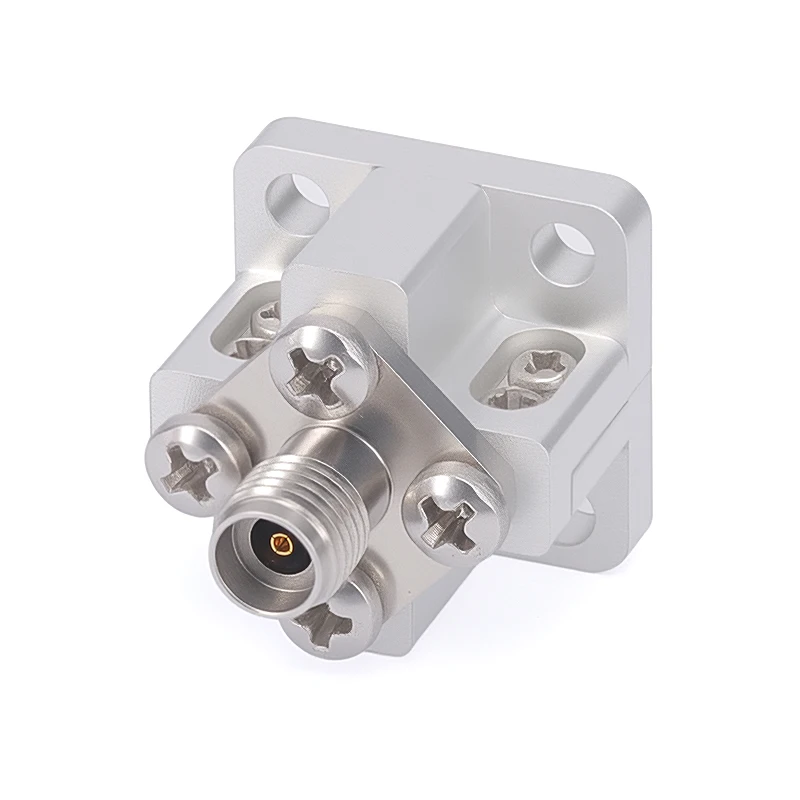 WR-28 To 2.92mm Female Straight Waveguide To Coax Adapters 26.5-40GHz Telecom Parts 50 Ohm RoHS Compliant