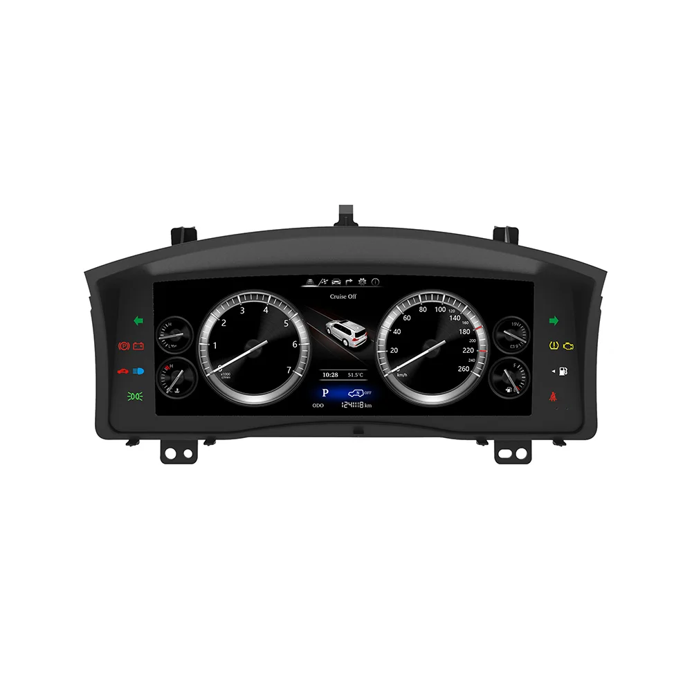 Car Dashboard Speedometer For Lexus LX570 2007-2015 Linux Car LCD Dashboard Digital Cluster Instrument Virtual Cockpit Panel