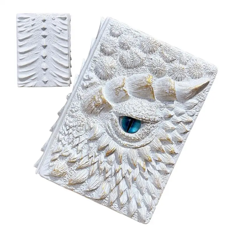 3D Dragon Eye Notebook Embossed Decorative Notebook Embossed Writing Journal For Dragon Lovers Hardcover Travel Notepad