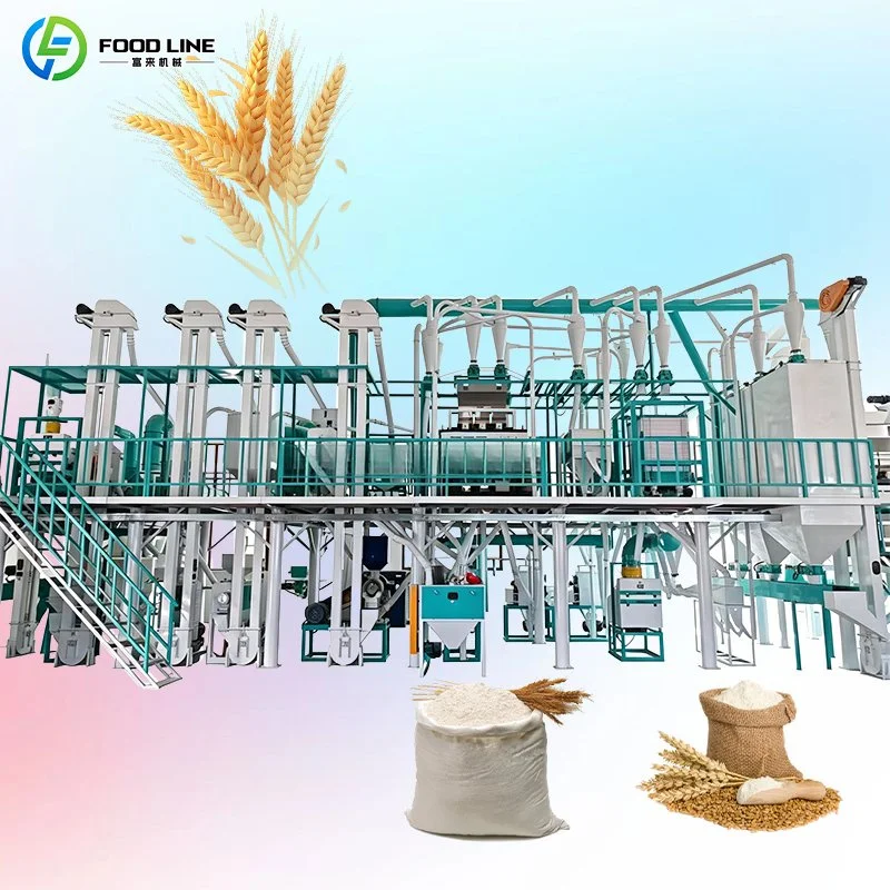 Commercial Automatic Agricultural Maize Mill Machinery Wheat Flour Milling Machine Customized
