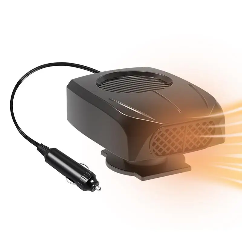 

Car Heater Portable 360 Degree Rotating Window Defroster For Car 12V Defogger Car Camping Heater With 2 Temperatures Adjustable