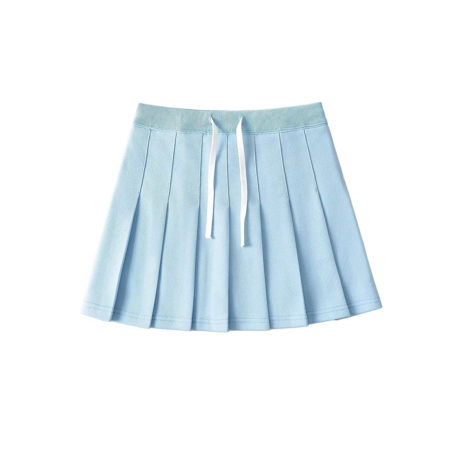 Summer Spor Polka Dot f Skirt Women's Svel  Collar Base Tank Top Two Piece Set Casual Slim Fit ort Skirt