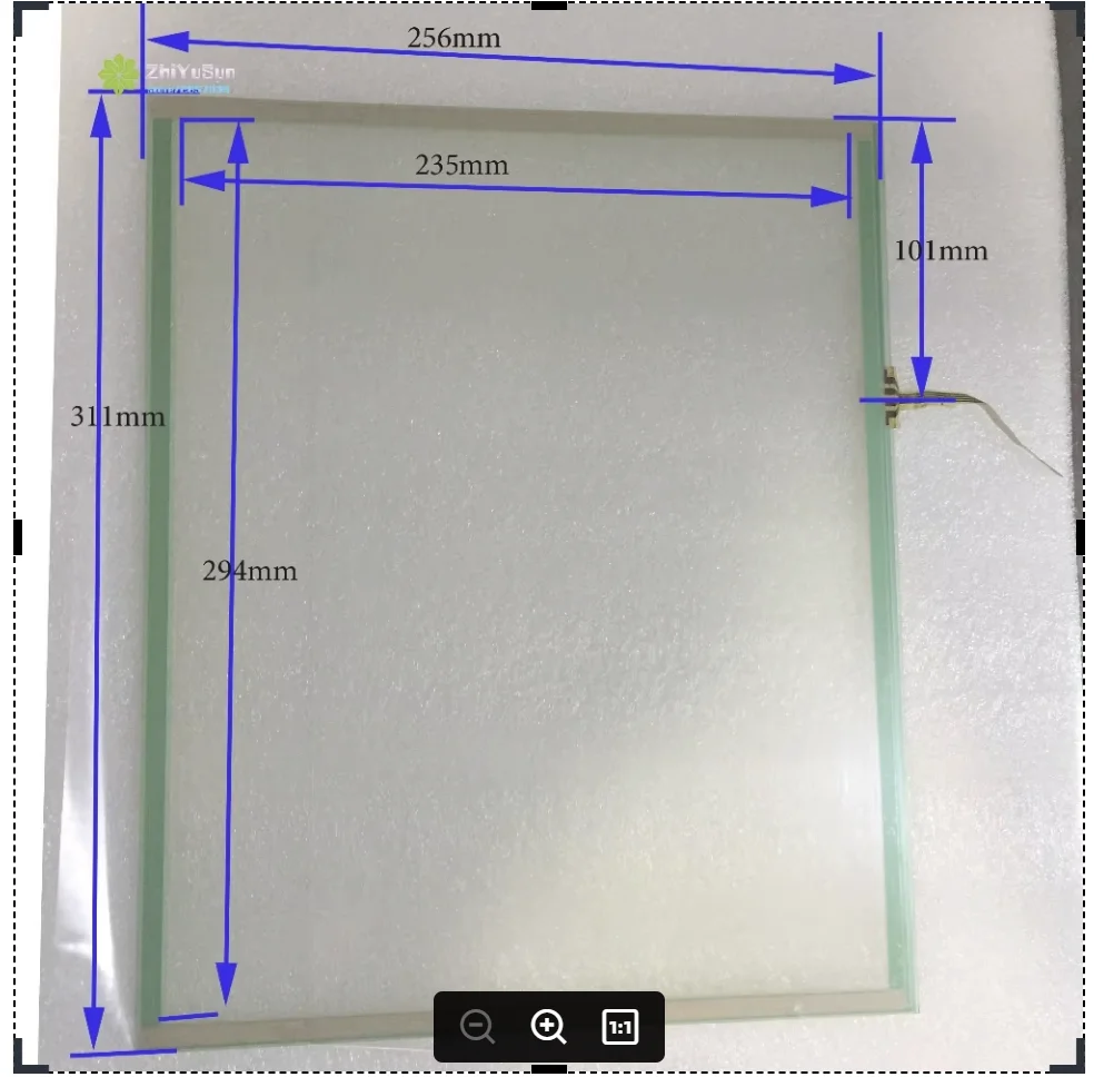 TSAF-E311mm*256mm 15inch 4 Lins Touch Screen Glass Touchsensor 311*256 Touchglass Digitizer GLASS Good Industrial Use