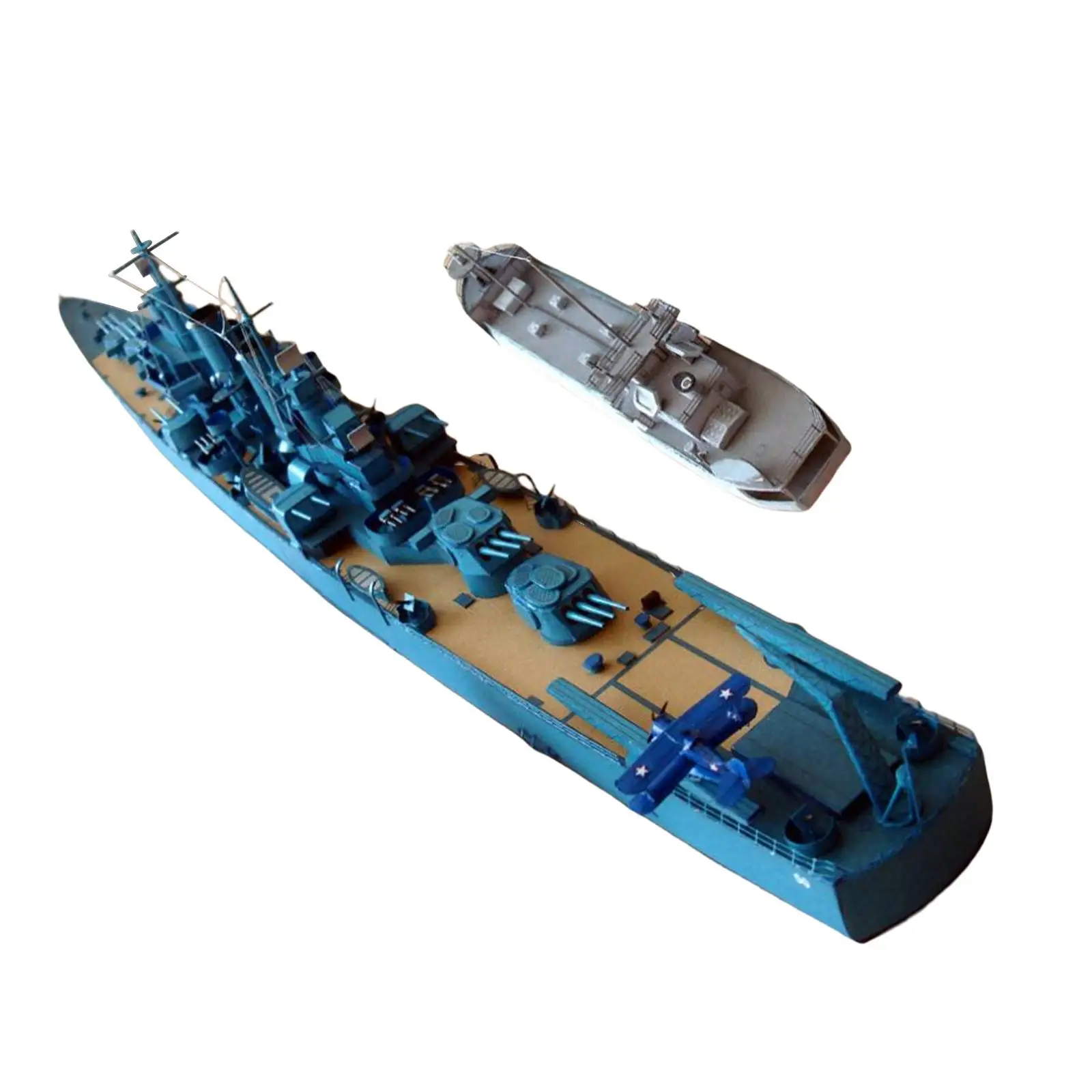 Naval Ship Toy Set Model Warships Ship Kits Ship Gift Papercraft Toy for Kids Adults for Adult Kids