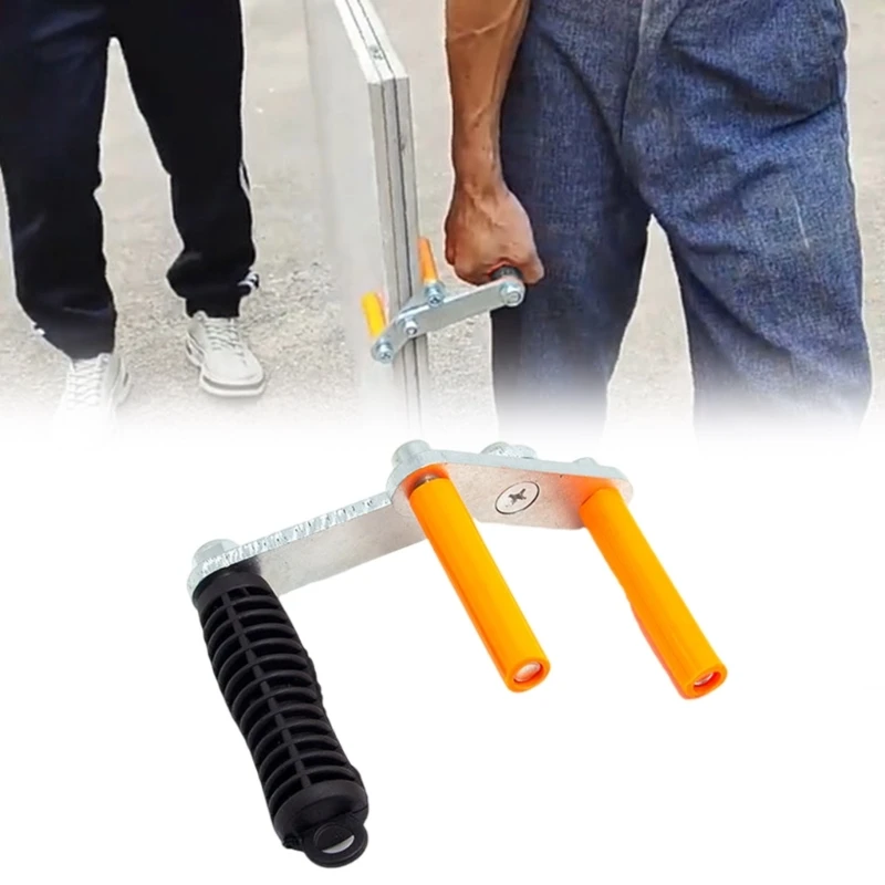 

2pcs Plasterboard Handling Tool Comfortable Control Handle Easy to Use Suitable for Home Renovations & Office Remodeling 87HA