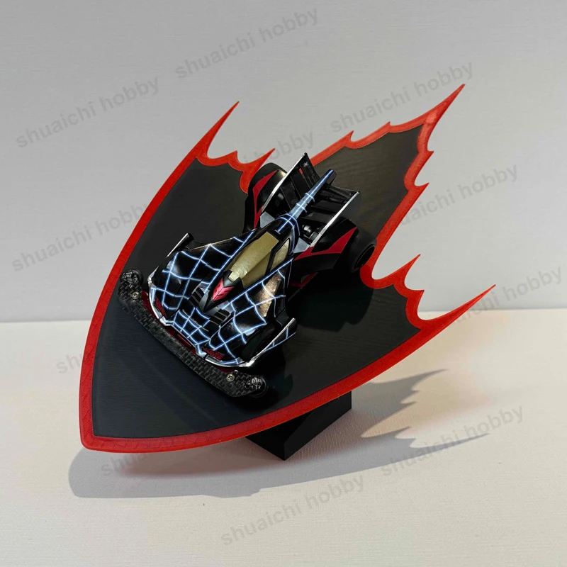 1Set Mini 4WD Car Model Rack for S1/S2/FMA Chassis Spider/Devil Scene Backboard Storage Bracket Support Multi Angle Display