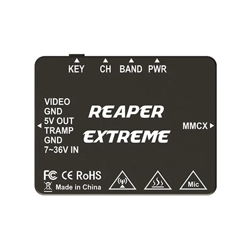 ABXE-5.8G 2.5W VTX 40CH Video Transmitter Built-In Microphone With MMCX Interface For FPV Long Range Drone