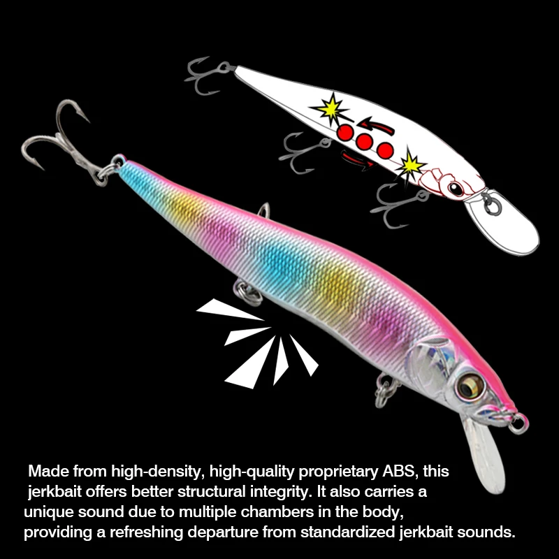 FJORD Long Range Suspending 110mm 14g Fishing Lure Pike Perch Sea Carp Hard Swimbait Knocking Sound Fishing Tools Equipment Item