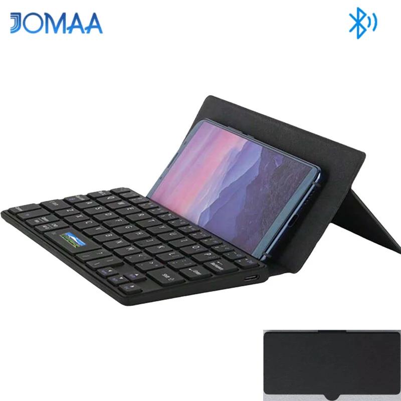 Foldable Bluetooth Keyboard,Portable Wireless Keyboard,Ultra Slim Pocket Folding Keyboards for Android Windows iOS Tablet