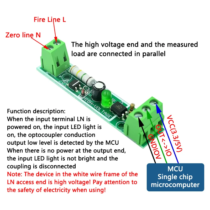 AC 220V 1/3/8 Channel MCU TTL Level 8 Ch Optocoupler Isolation Test Board Isolated Detection Tester PLC Processors Module