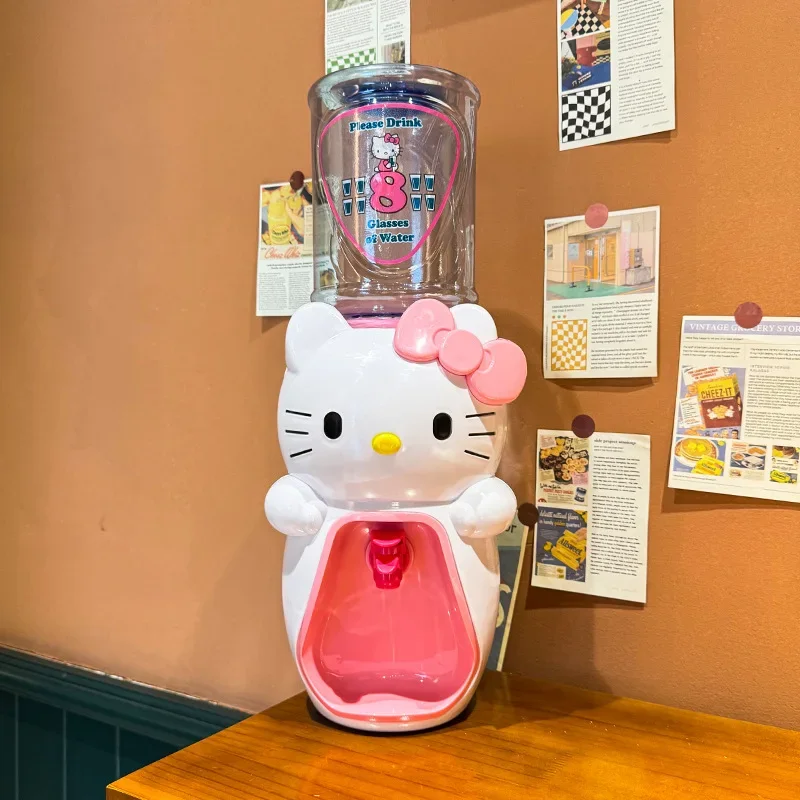 Sanrio Kawaii Hello Kitty Water Dispenser Anime Cartoon Student Office Worker Creative Desktop Fun Mini 2L Water Dispenser Girl