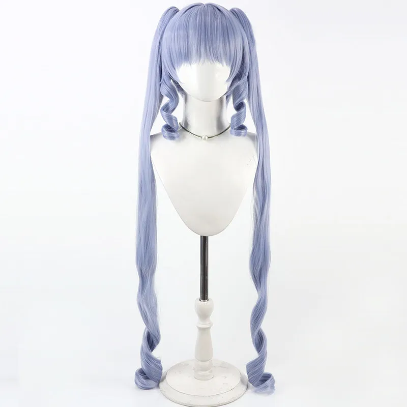Virtual YouTube Vtuber Yoruno Kuromu Cosplay Wig Halloween Carnival Party Props Synthetic Hair Heat Resistant Fiber + Wig Cap