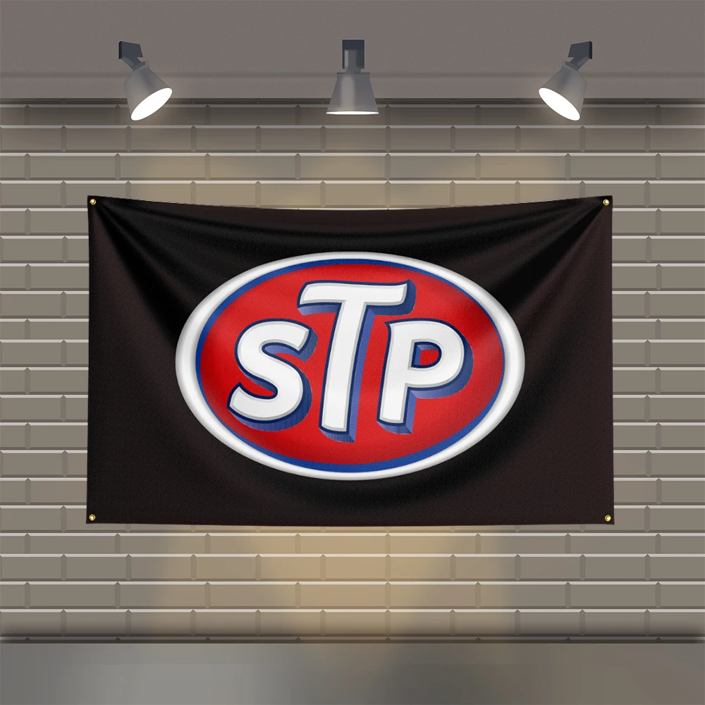 3x5 Ft S-STPs Racing  Flag Polyester Printed Cars Flags for Room Garage Decor