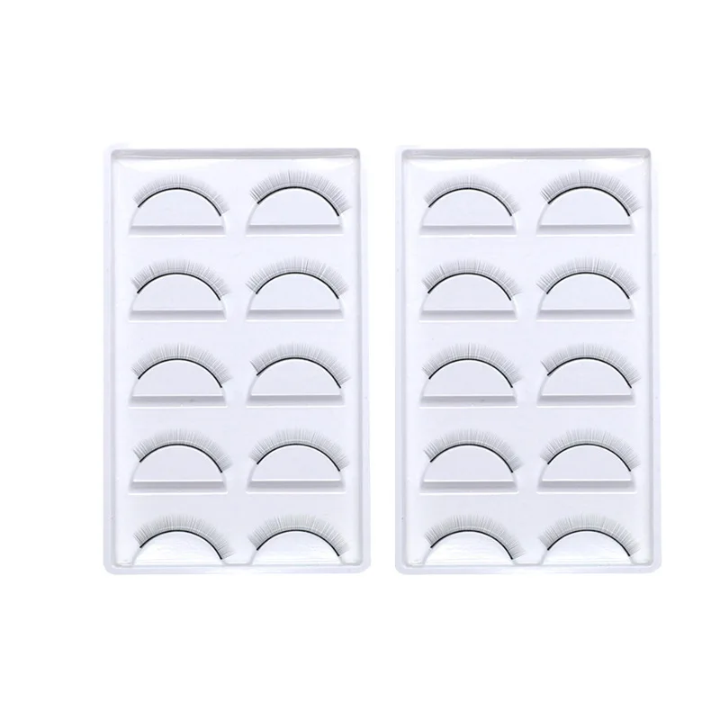 5/10/25 Pairs Training Lashes Eyelash Extension Practice Grafting Natural False Eyelashes For Beginner Makeup Tools