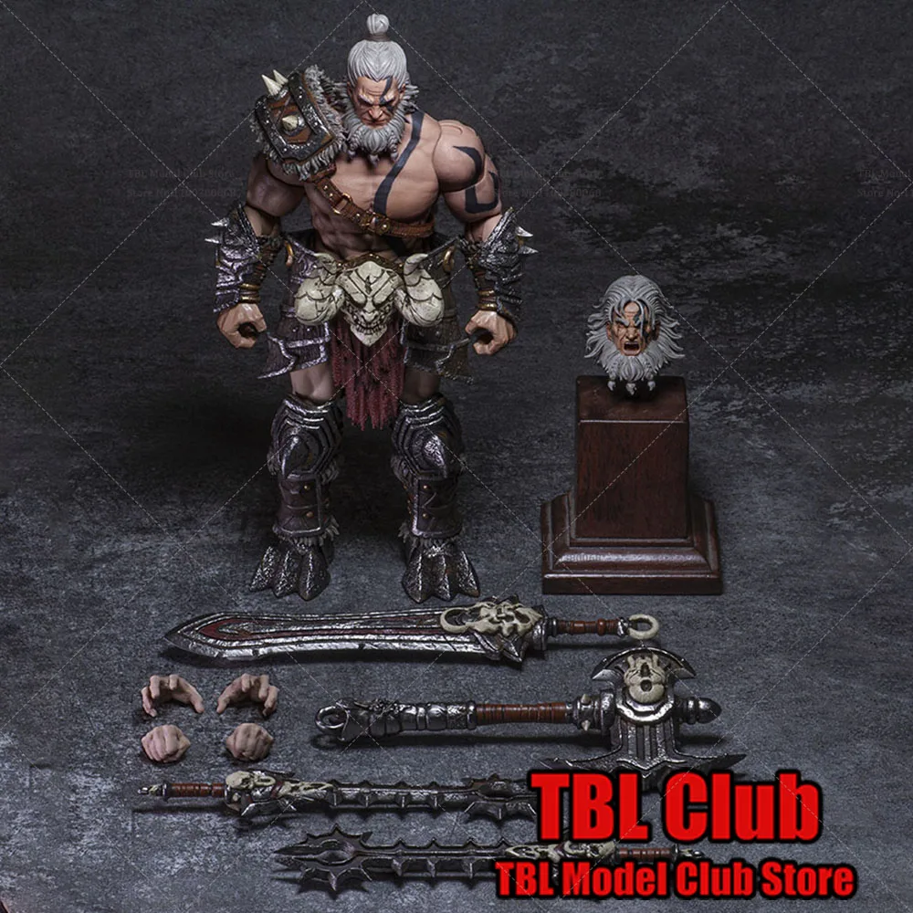 In Stock Nightmare Studio D20 1/12 Scale Classic Game Characters Barbarian Male Warrior Full Set 6Inch Action Figures Body Doll