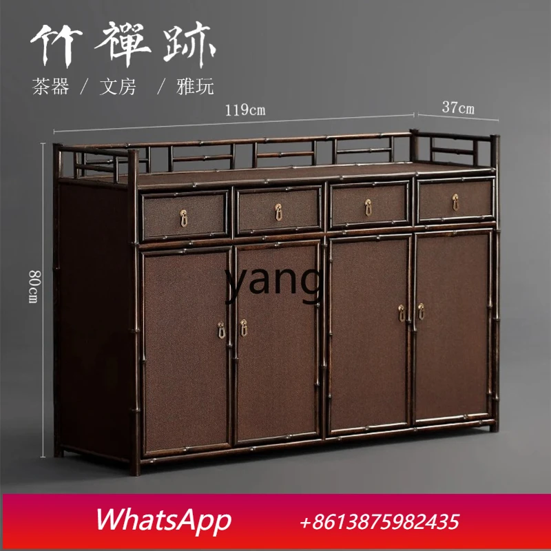 

LH tea room storage restaurant side cabinet tea set storage tea rack