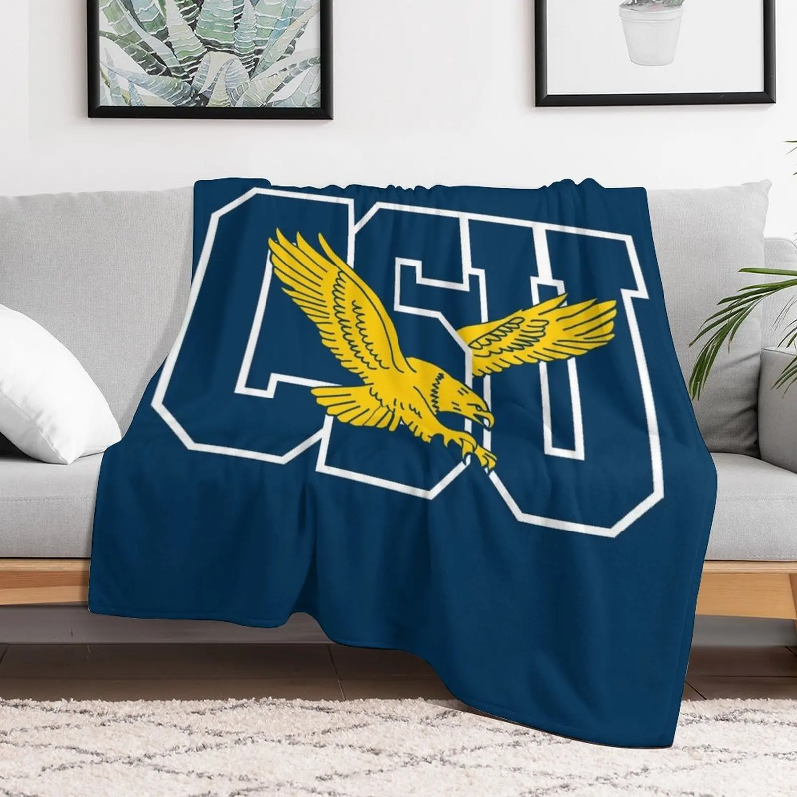 Coppin State Eagles Throw Blanket Luxury Thicken Soft Plaid Blankets