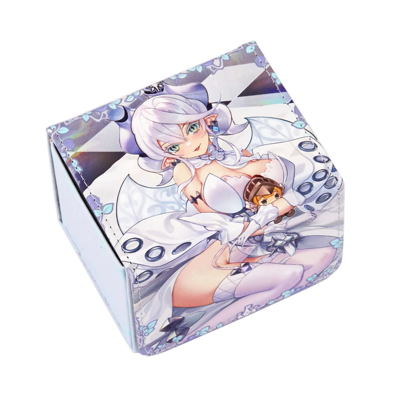 

100+ PU Anime Cards Storage Box Deck Board Game TCG Cards Box Protector Bag for MGT/Pkm/Yu-gi-oh/Trading Card Collecting Game