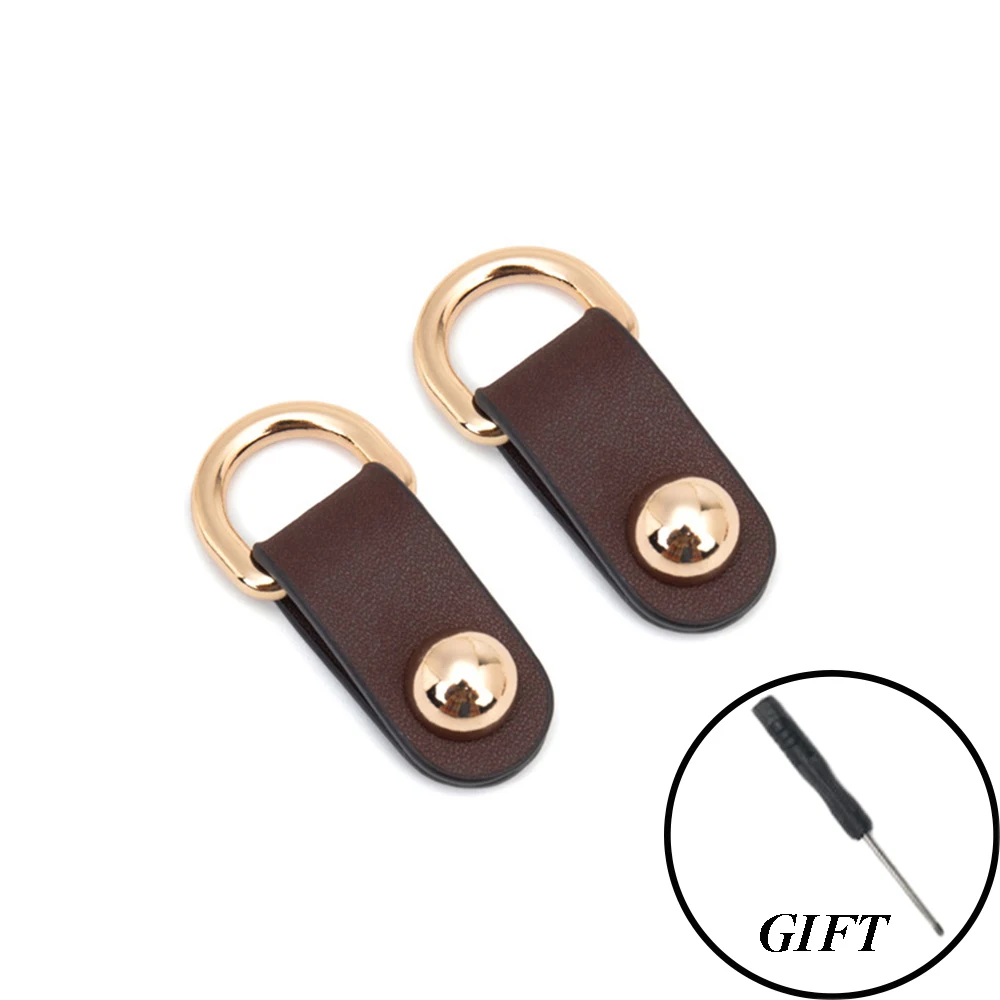 2PCS Bag Buckle Bag Pendant Ring Handbag Strap Buckle D Buckle Replacement PU Handbag Parts Backpack Block Lock Bag Accessories