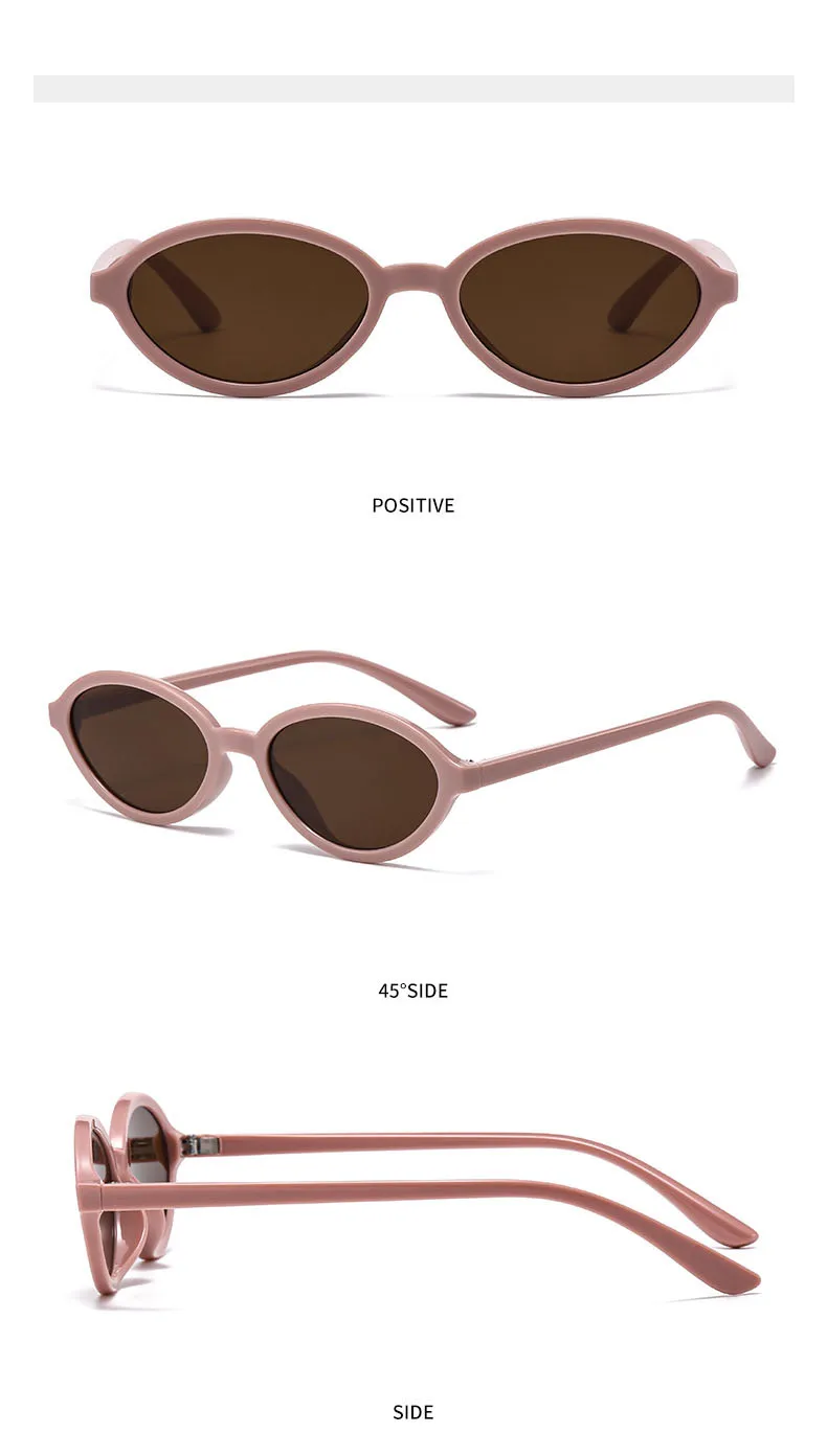 SO&EI Retro Kleine Cat Eye Sonnenbrille Frauen Marke Designer Männer Sonnenbrille UV400 – Detail 11