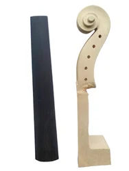 5 strings Maple Violin Neck+ Ebony Fingerboard 4/4 size violin Parts accessories