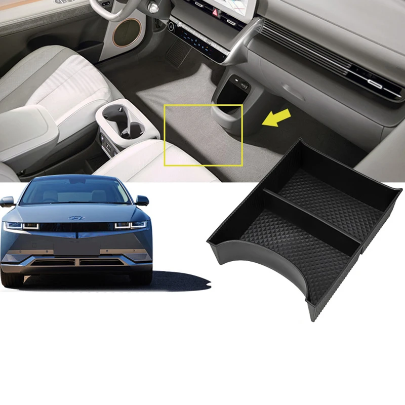 For Hyundai Ioniq 5 2024 Center Console Armrest Storage Box Interior Modification Accessories