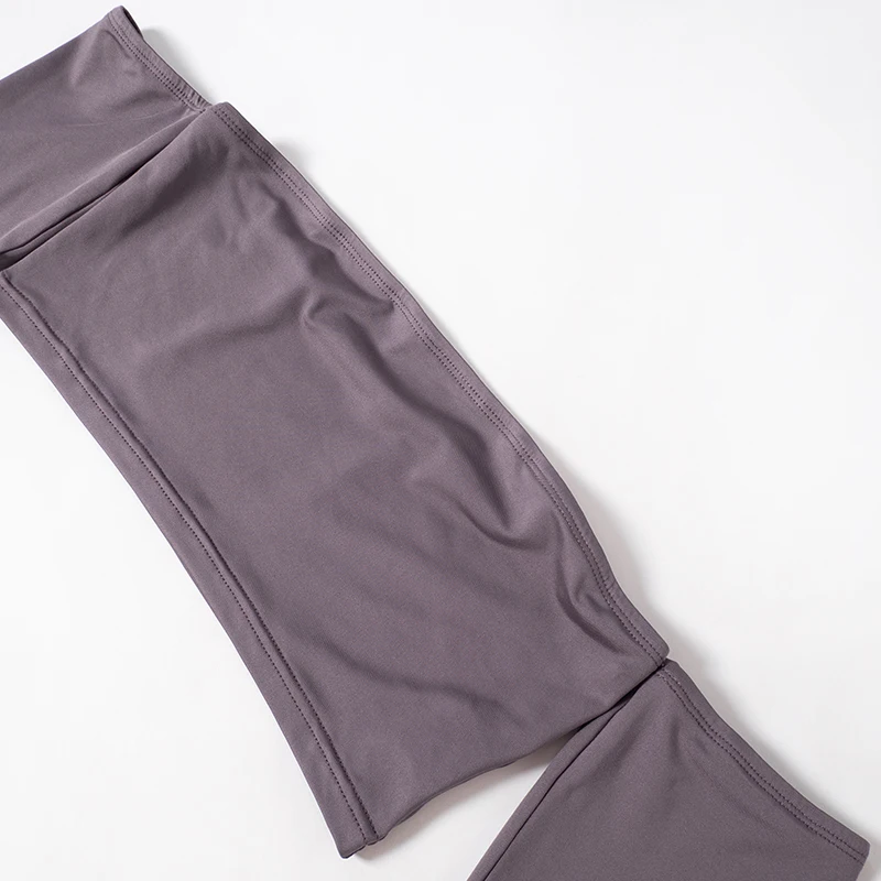 CUTENOVA ฤดูใบไม้ร่วงเสื้อผ้าผู้หญิงใหม่บล็อกสีปิดไหล่แขนยาวครอปท็อปอเมริกันเรโทรเซ็กซี่สาวฮอตชุด