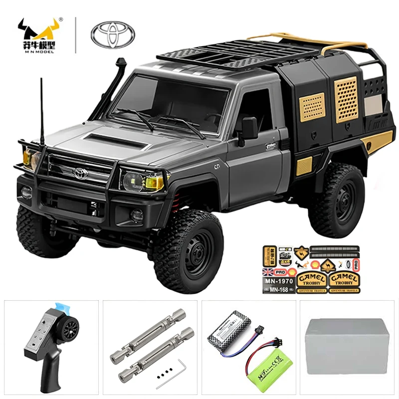 MN MN82 1:12 Retro Rc Car With LED Lights Full-scale Simulation LC79 Professional 4WD Remote Control Pickup RC Truck Model Toys