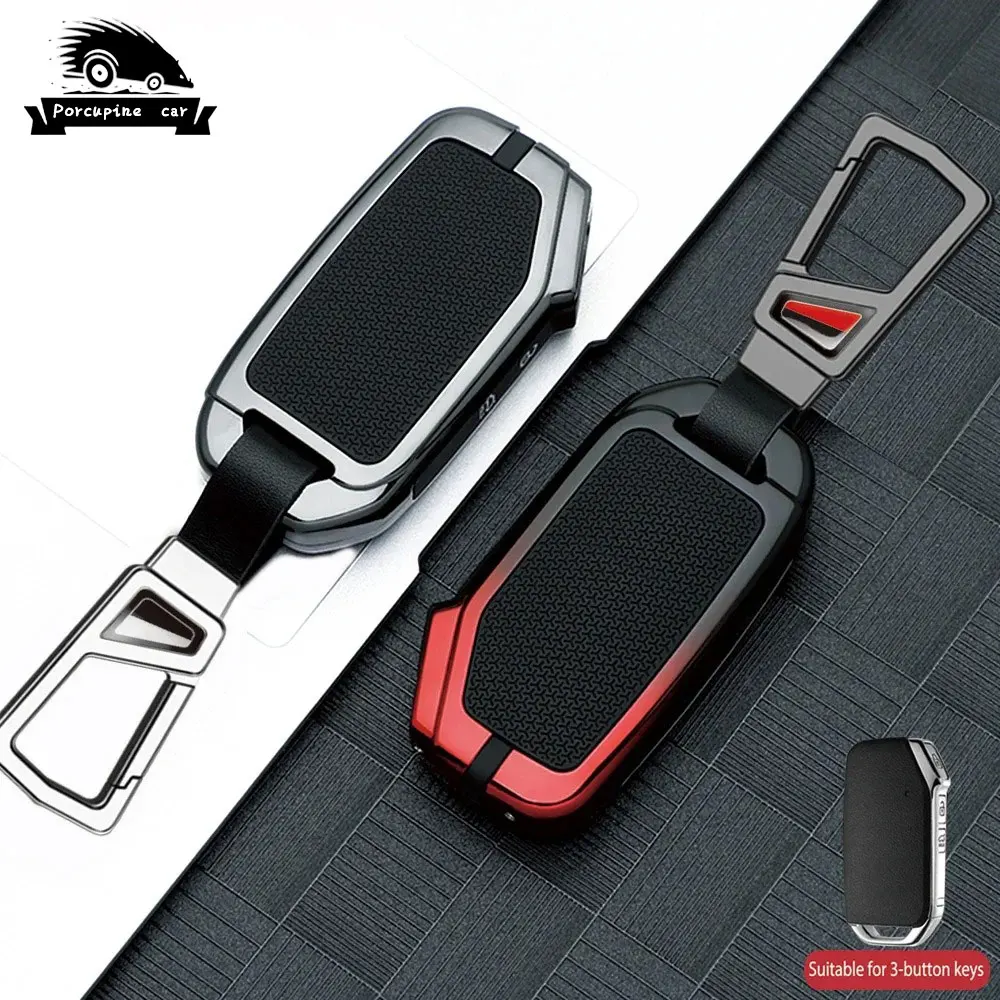 New Zinc Alloy Car Remote Key Case For Kia Sportage Ray Seltos Sorento Soul Telluride Cerato K5 K8 Ceed Forte NIRO Smart Keyless