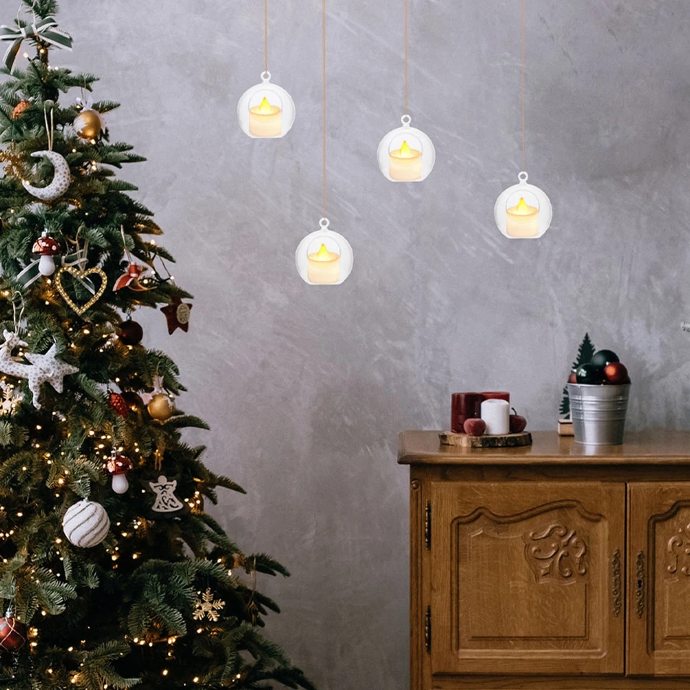 

Christmas Decoration Ball Clear Ornaments Crafts Fillable Heart-shaped Decorative