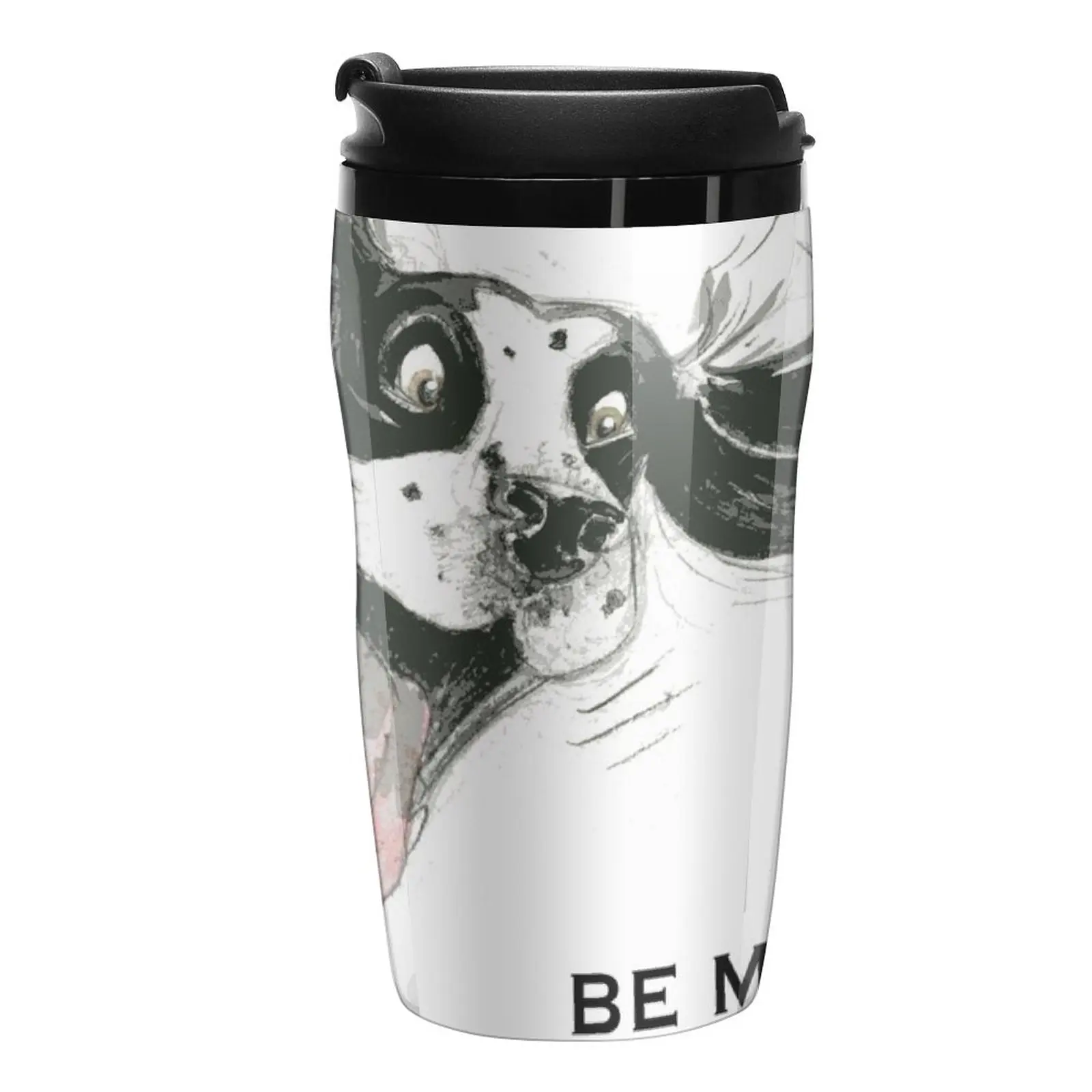 

Новая дорожная кофейная кружка Be More Spaniel, кофейная чашка, сохраняющая тепло, фотография кофе