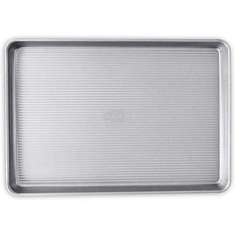 Bakeware Half Sheet Pan, Warp Resistant Nonstick Baking Pan, Made in the USA from Aluminized Steel 17 1/4 x12 1/4 x1