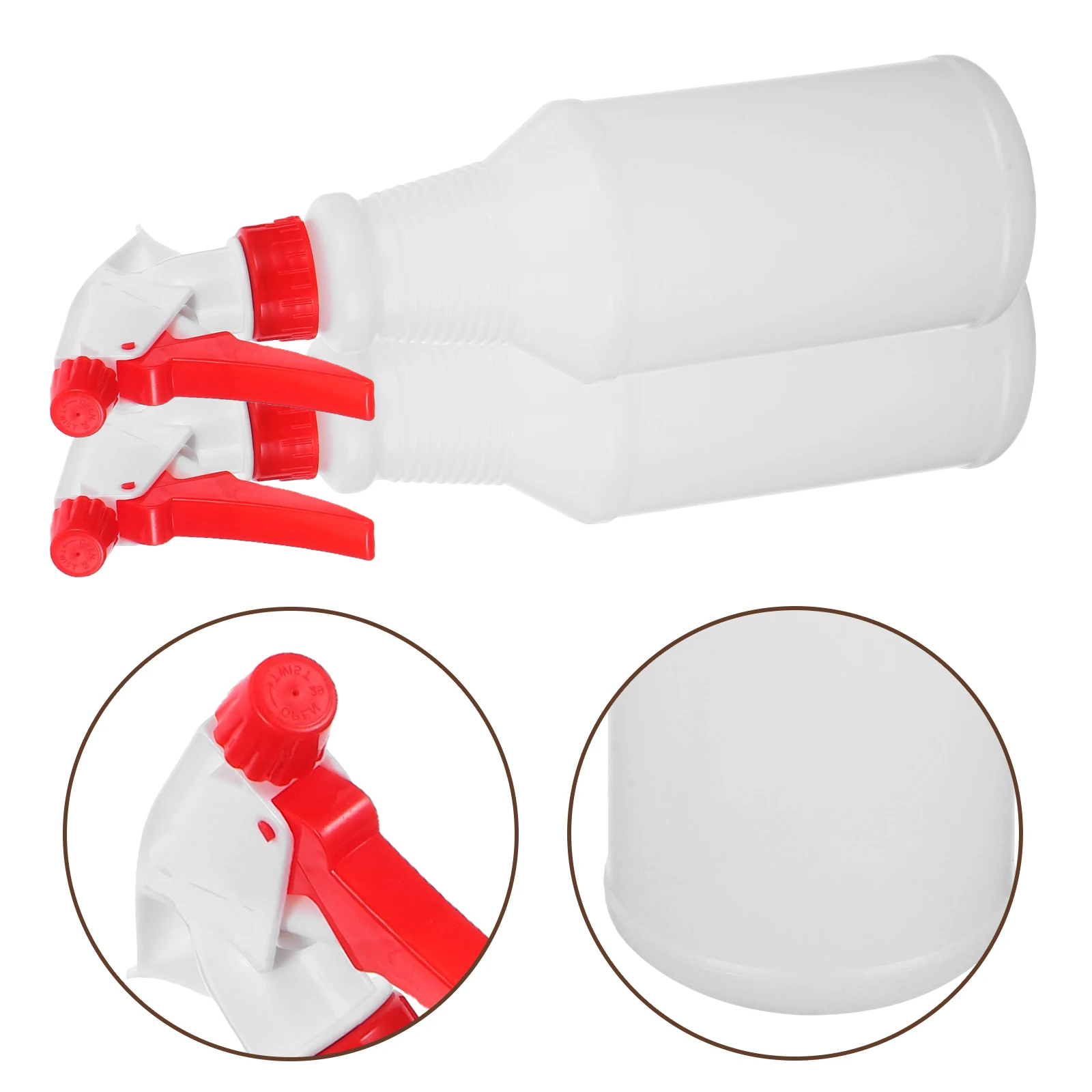 

4pcs Adjustable Spray Bottles 500Ml Refillable Cleaning Nozzle Mist Stream Household Gardening Car Care Reusable Leakproof