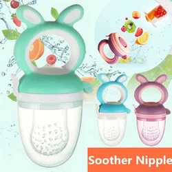 Baby Teether Silicone Pacifier Fruit Feeder Food Nibbler Soother Nipple