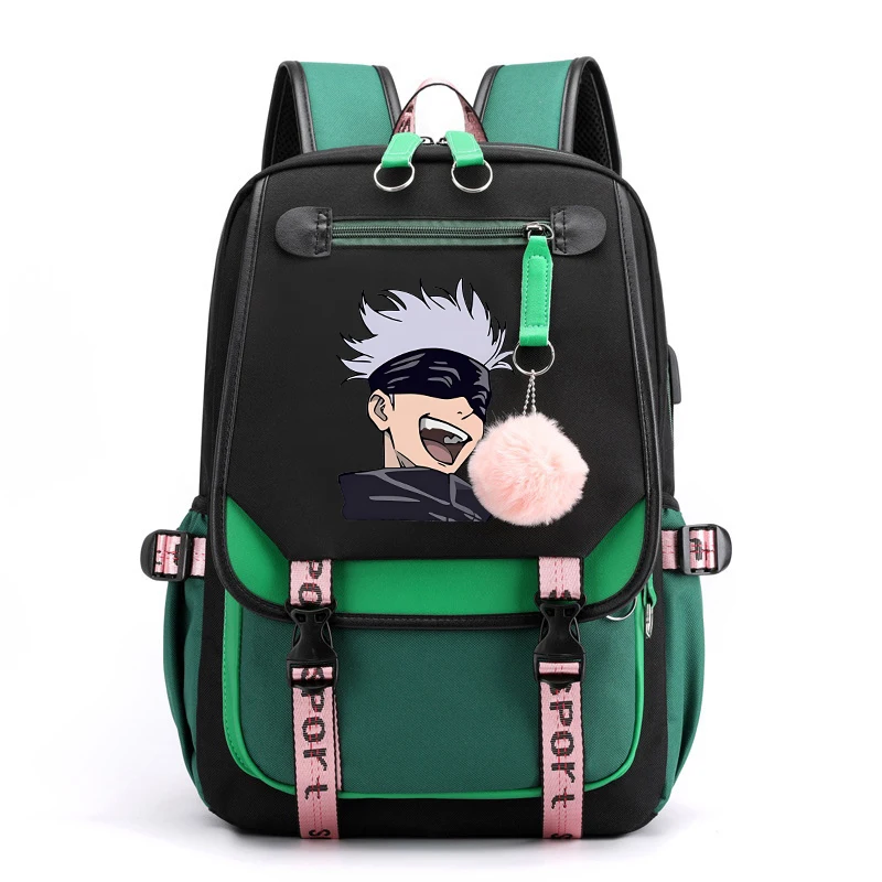 Hot Anime Satoru Gojo Printing Backpacks Boy Girl School Bags Women Men Travel Bags Teenage Laptop Bag Backpack Canvas Backpack