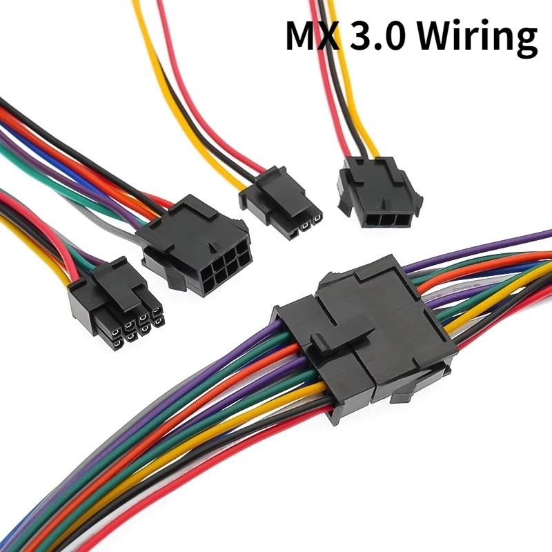 5PCS Molex 3.0MM Cables 20cm 22AWG Small 5557 5559 Male Female Air Docking Electronic Cable, MX3.0 43025 Terminal Line