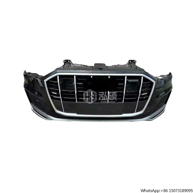 Car Bumper for  Q7 bumper Radiator Engine Hood Grille Brake Light Front Lip of Bumper Front Face Assembly